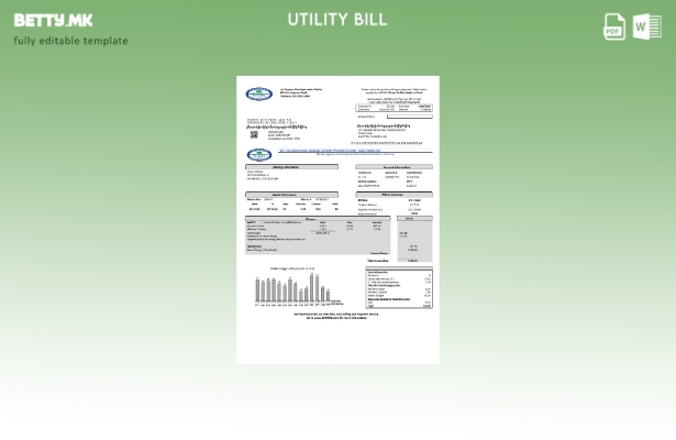 модерен стил на САД Калифорнија Лас Вирџинс за комунални сметки за општински вод
